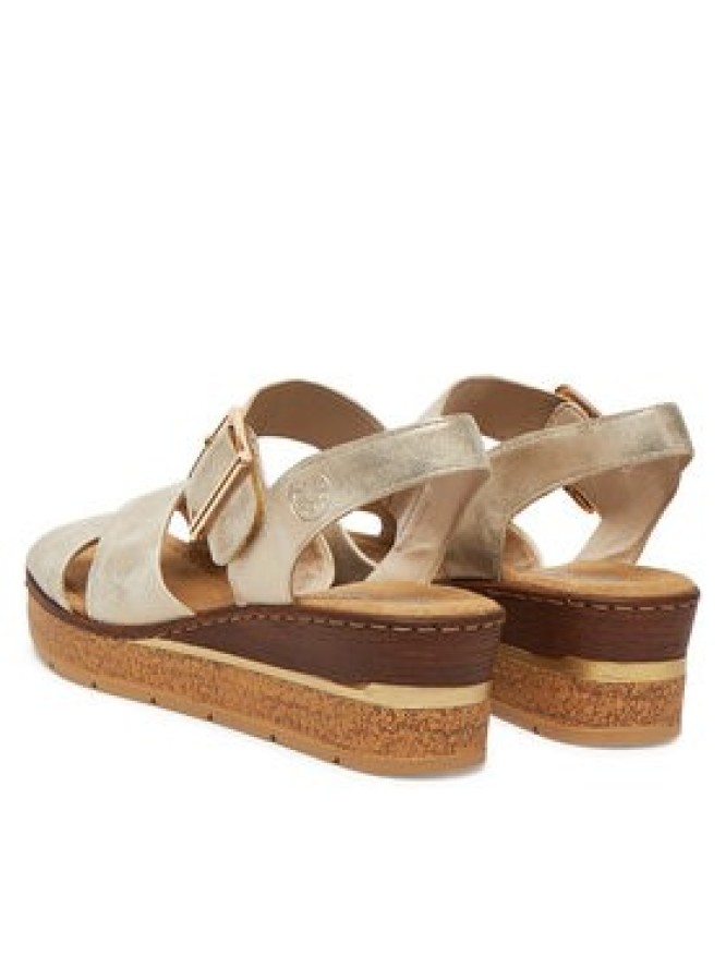 Rieker Sandały 63795-60 Beżowy