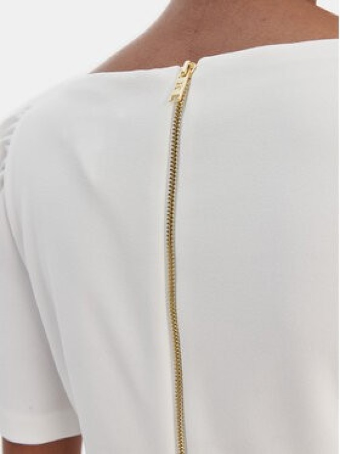 DKNY Sukienka koktajlowa DD6A1666 Écru Slim Fit