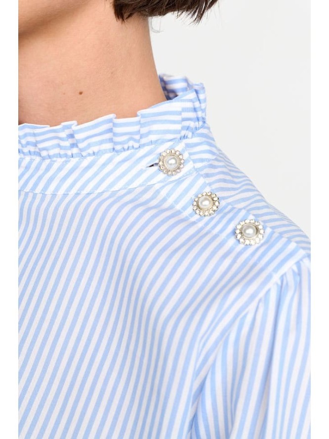 Rich & Royal Bluzka w kolorze błękitno-białym rozmiar: 42