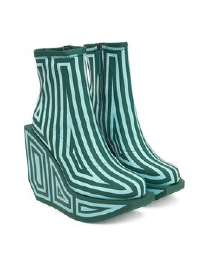 United Nude Botki Wa Bootie Hi 1087993382 Zielony