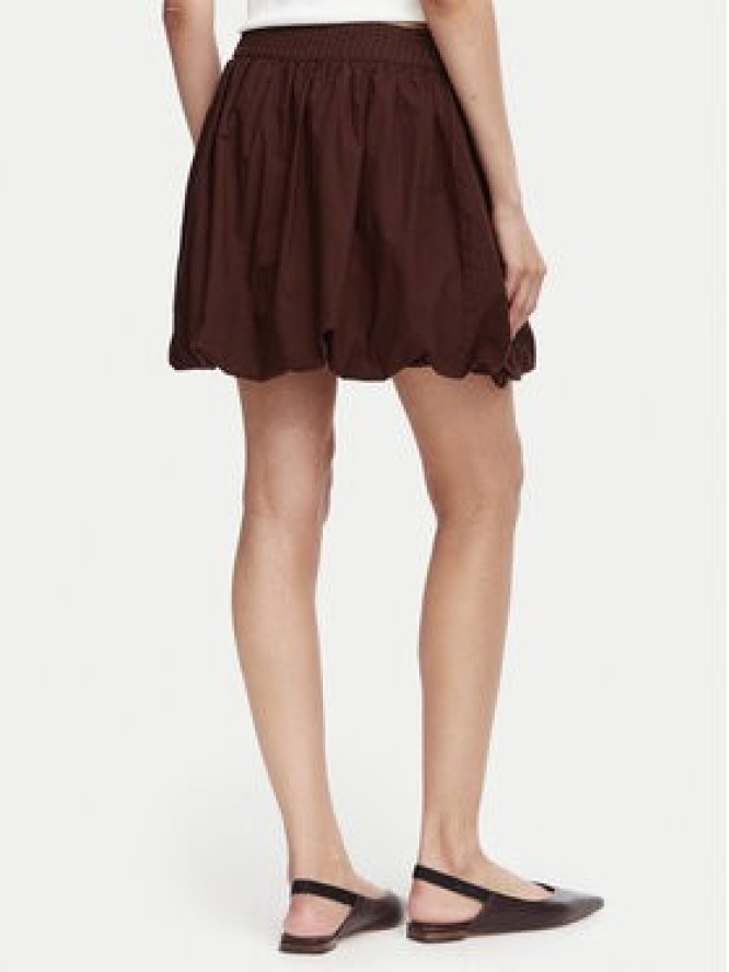 Vero Moda Spódnica mini Esther 10355460 Brązowy ciemny Regular Fit