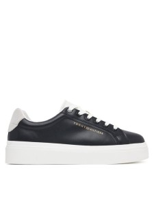 Tommy Hilfiger Sneakersy Th Feminine Platform Monogram FW0FW09594 Czarny
