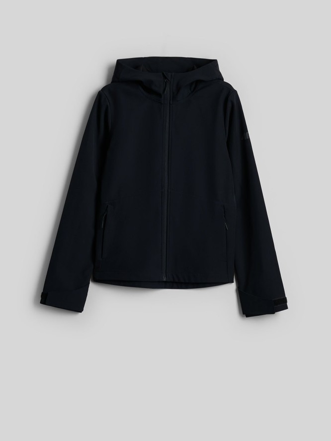 4F Kurtka softshell wiatroodporna membrana 5000 damska - czarna XS