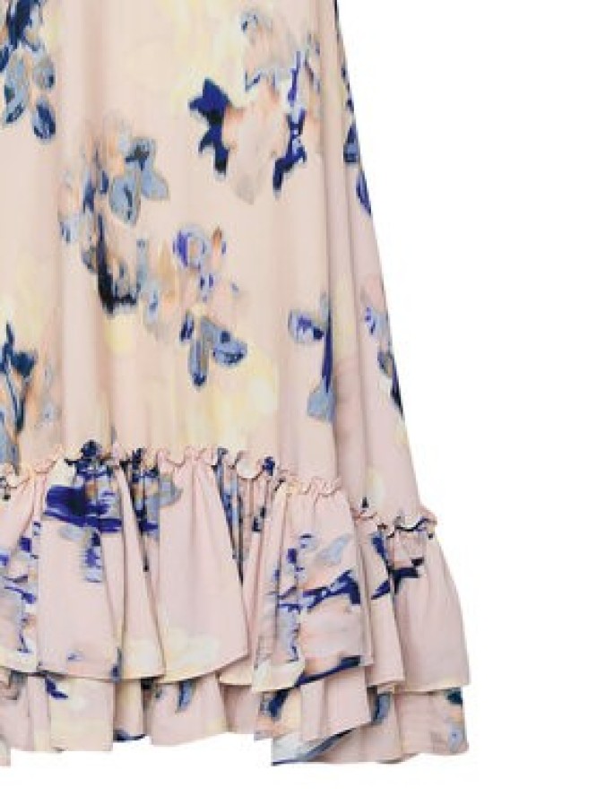 YAS Sukienka letnia Seraki 26037247 Różowy Regular Fit