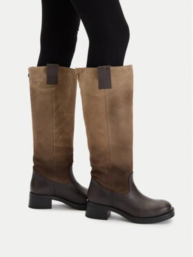 Steve Madden Kozaki Banner SM11003092 Brązowy