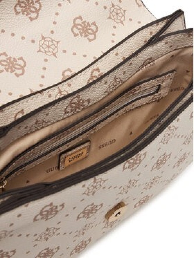 Guess Torebka Emelie Logo HWGP99 28200 Écru