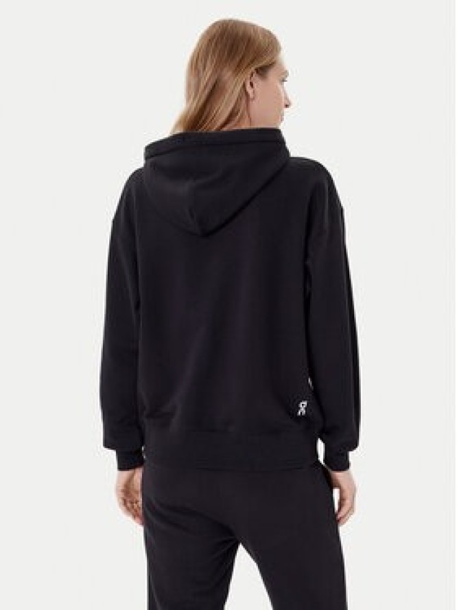 On Bluza Club Hoodie 1WE1004 Czarny Relaxed Fit