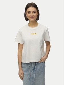 Vero Moda T-Shirt Sara 10311633 Biały Regular Fit