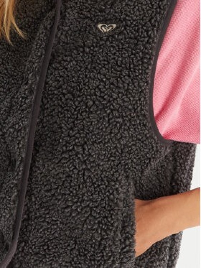 Roxy Bezrękawnik Iconic Twon Vest ERJPF03235 Szary Regular Fit