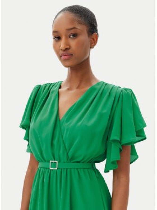 Artigli Sukienka koktajlowa ACAB002333 242 Zielony Regular Fit