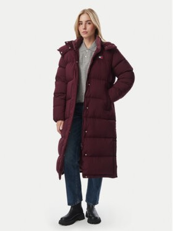 Tommy Jeans Kurtka puchowa Alaska DW0DW18860 Bordowy Regular Fit