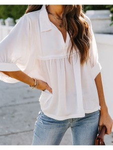 Milan Kiss Bluzka w kolorze kremowym rozmiar: M