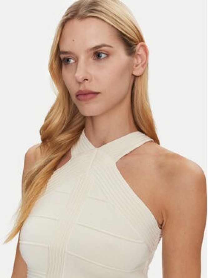 Guess Top W5GR32 Z2XY0 Biały Regular Fit