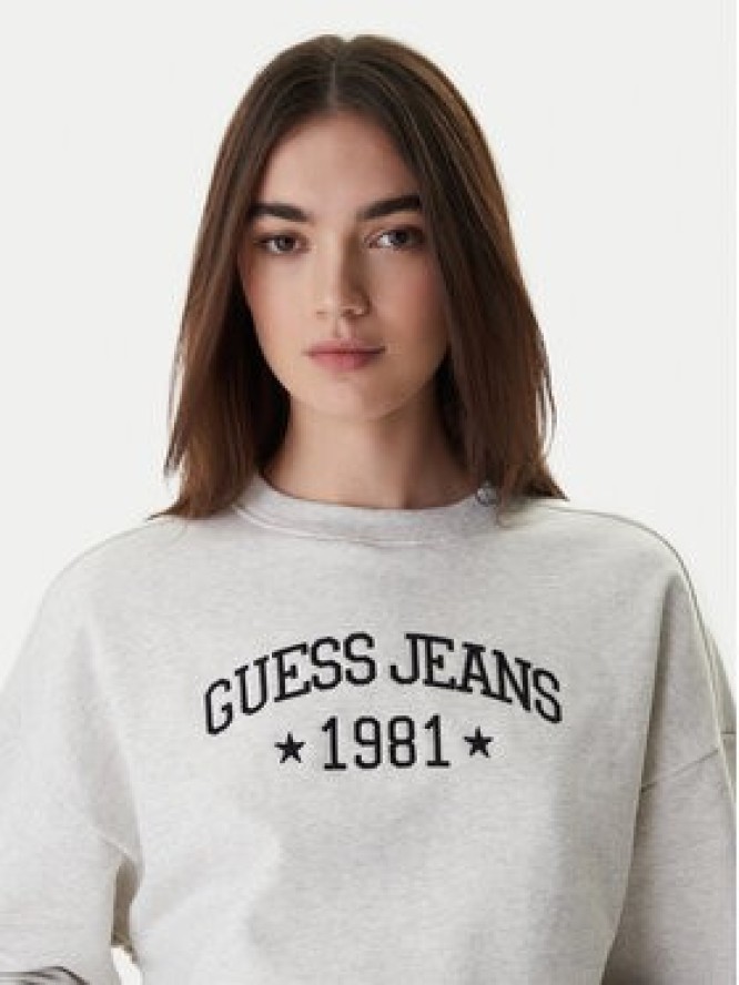 Guess Jeans Bluza W6RQ03 K68I4 Szary Relaxed Fit