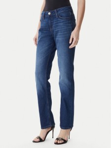 Guess Jeansy W6RA3M D6831 Granatowy Straight Leg
