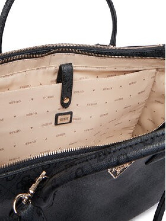 Guess Torebka Marissa Logo HWSG24 82240 Szary ciemny