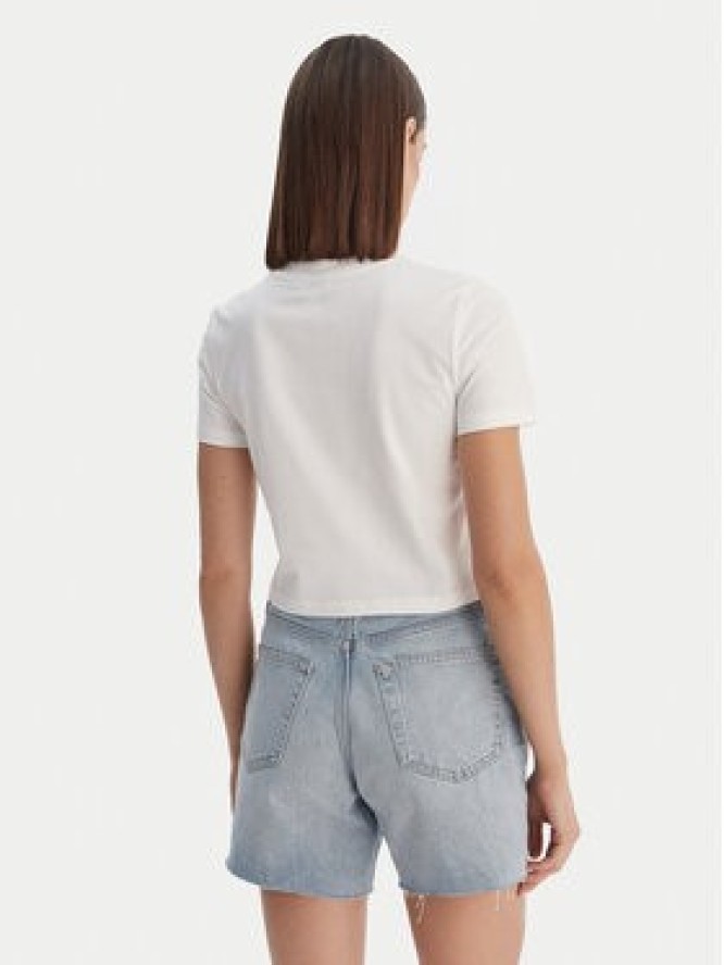 Calvin Klein Jeans T-Shirt LV047AB213 Biały Regular Fit