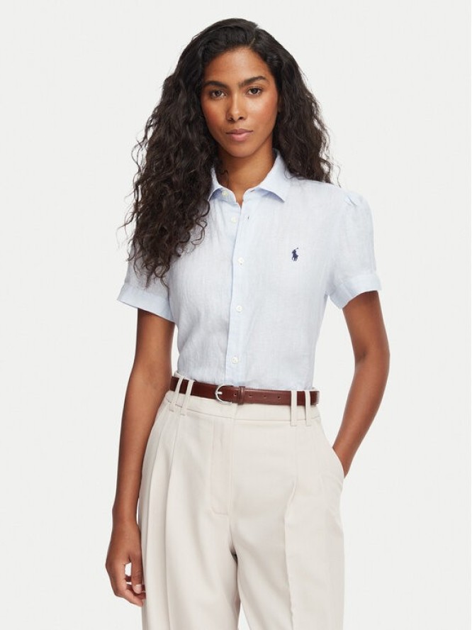 Polo Ralph Lauren Koszula 211973366504 Niebieski jasny Regular Fit