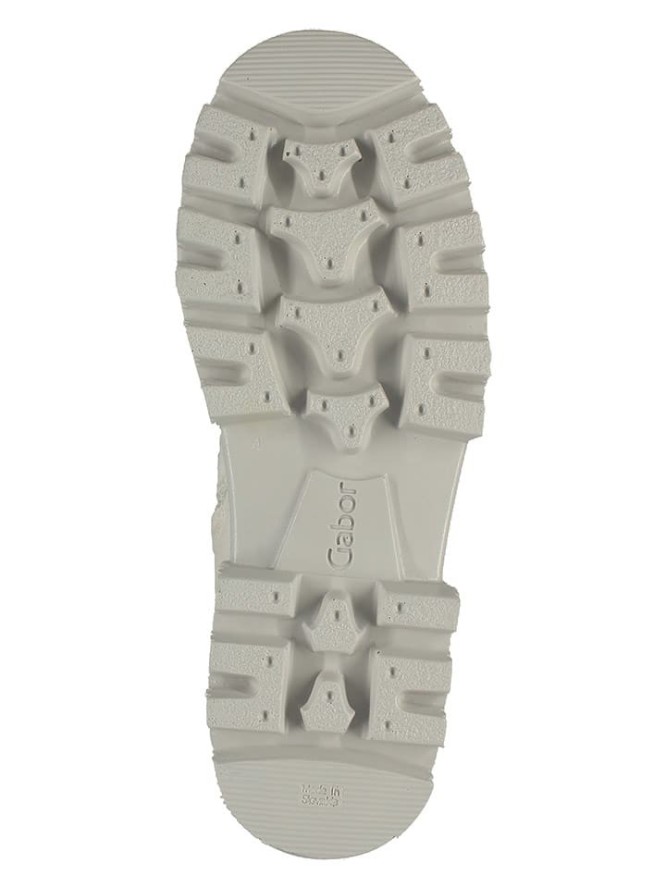 Gabor Skórzane sztyblety w kolorze szarym rozmiar: 40,5