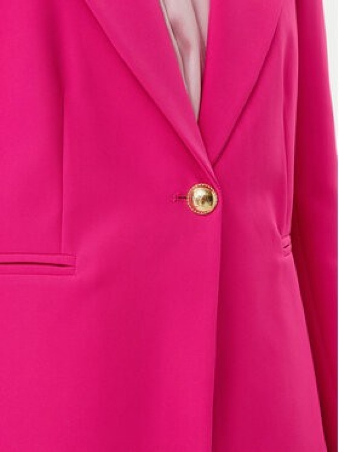 Maryley Marynarka 25EB187/M27/43AL Różowy Regular Fit