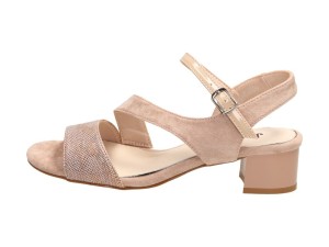 Różowe sandały damskie naObcasie Jezzi Sa177-5