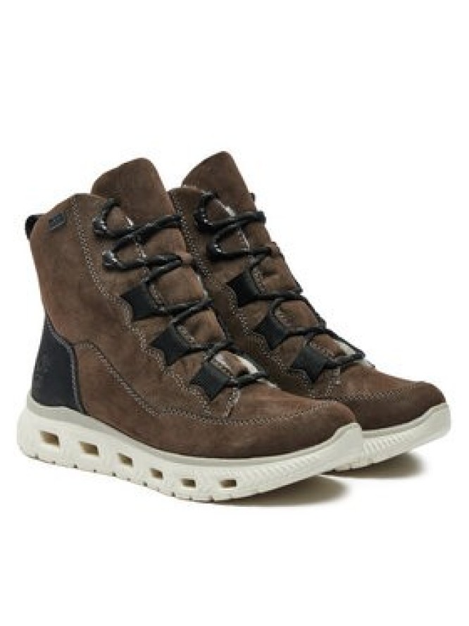 Rieker Trzewiki M6012-25 Brązowy