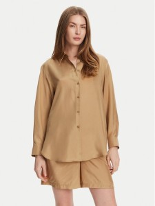 Marella Koszula Alec 2513111015 Beżowy Regular Fit