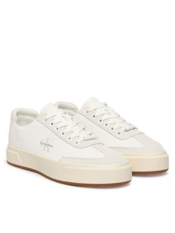 Calvin Klein Sneakersy Basket Cups Lup Wt Lth Su HW0HW02984 Biały