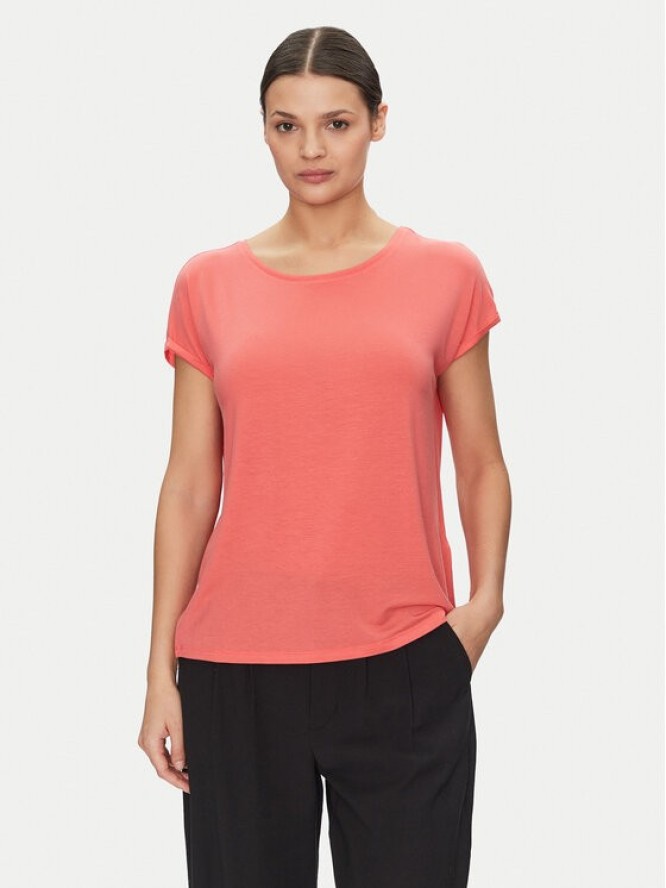 Vero Moda T-Shirt Ava 10284468 Różowy Regular Fit