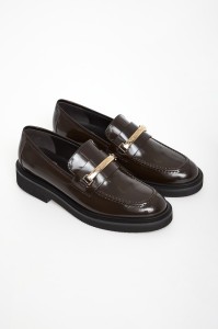 Loafersy damskie skórzane CESARE CASADEI