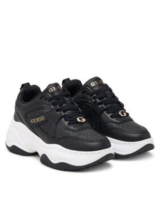 Guess Sneakersy FLFHAC FAL12 Czarny