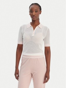 Guess Polo V6GR04 Z0725 Biały Regular Fit