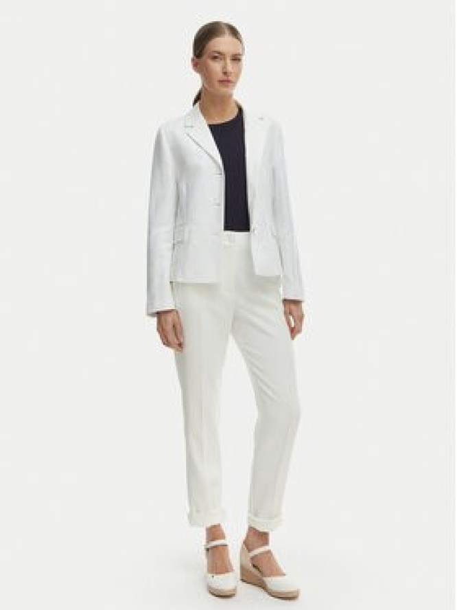 Tommy Hilfiger Marynarka WW0WW49335 Biały Slim Fit