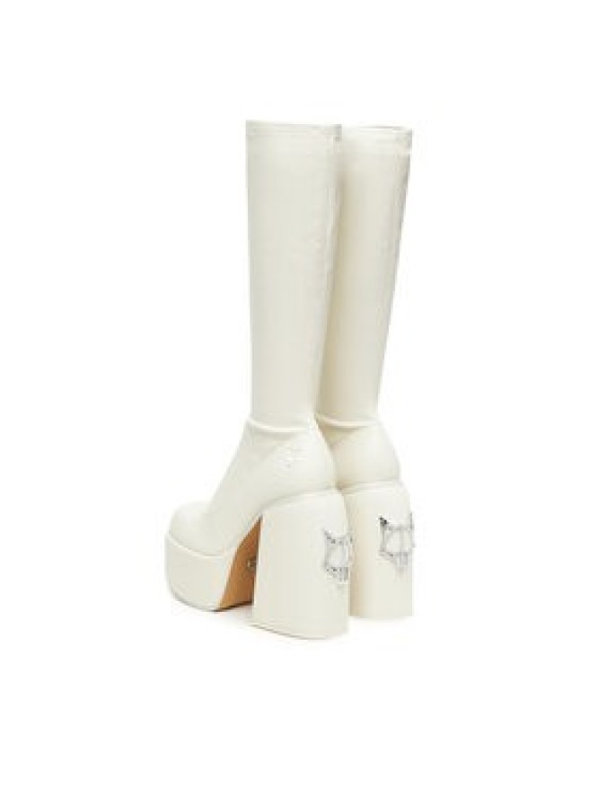 Naked Wolfe Kozaki Spice Biały