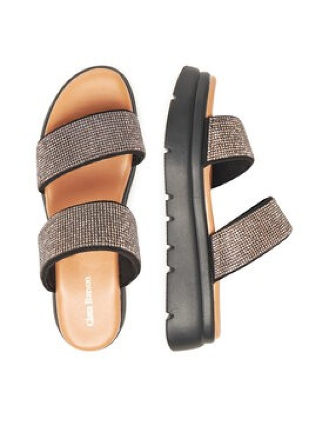 Clara Barson Klapki H3T9409-1 Czarny