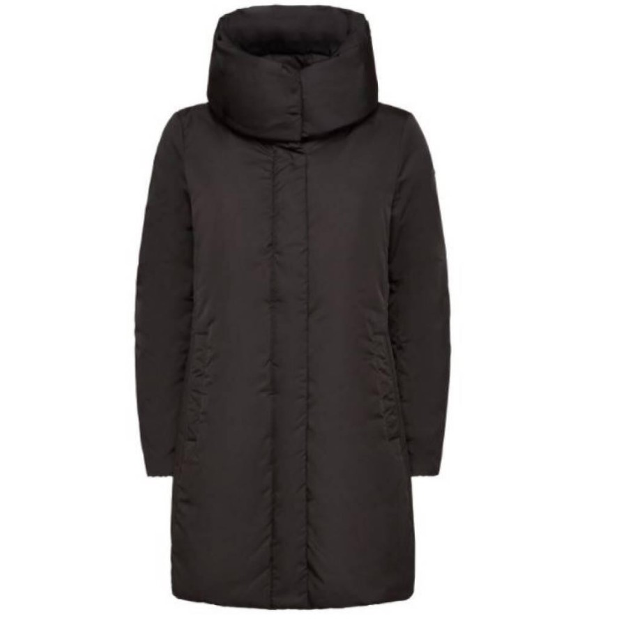 Kurtka GEOX W KALINDA LONG JKT Czarny