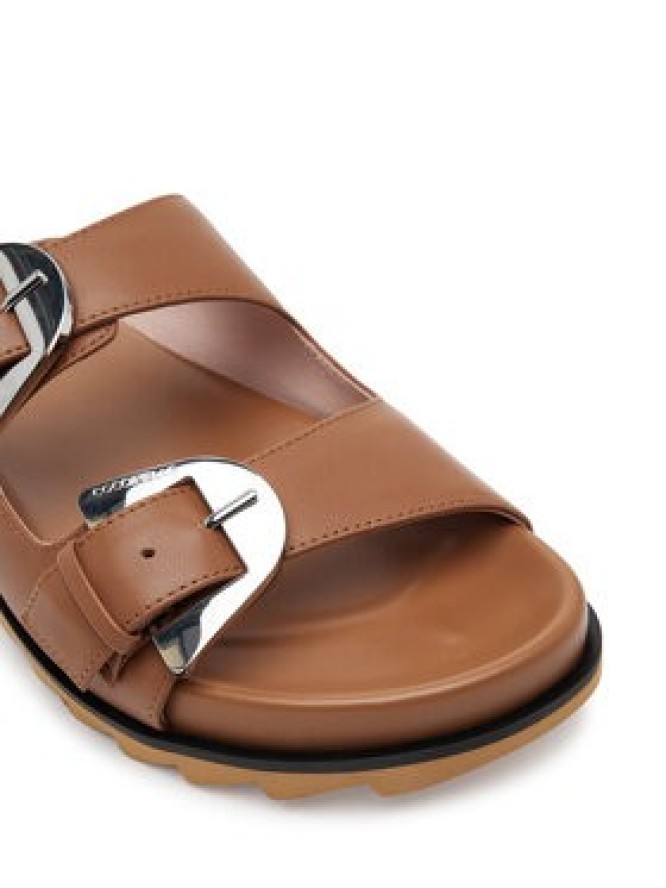 Coccinelle Klapki E4 SOF 17 02 01 Brązowy