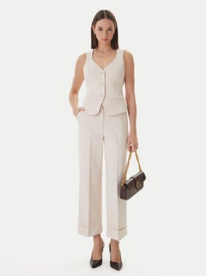 Guess Spodnie materiałowe W6GB17 W1894 Beżowy Regular Fit