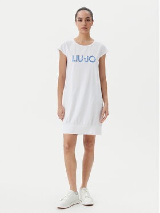 Liu Jo Beachwear Sukienka codzienna VA5194 JS003 Biały Regular Fit