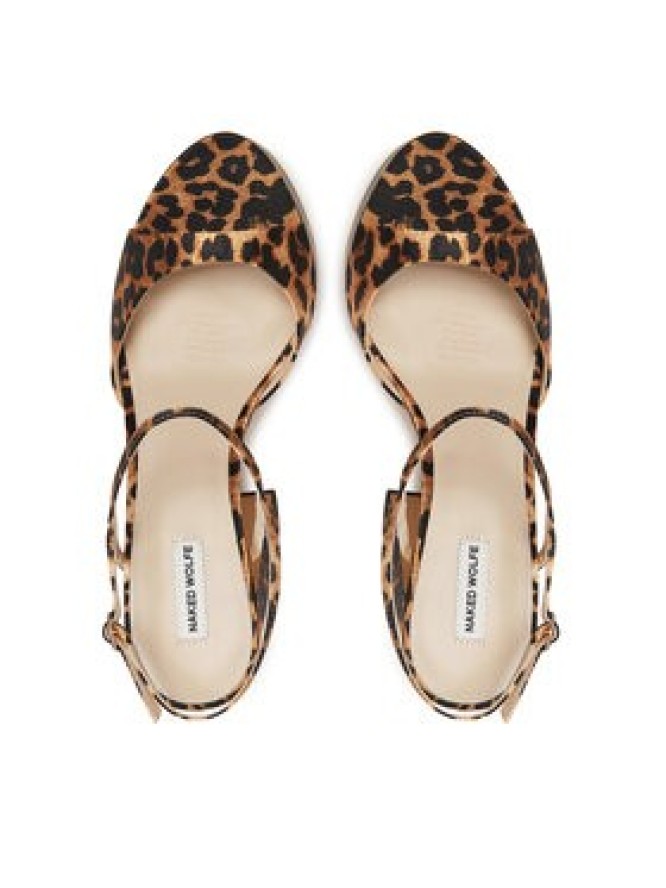 Naked Wolfe Sandały Fire Brązowy