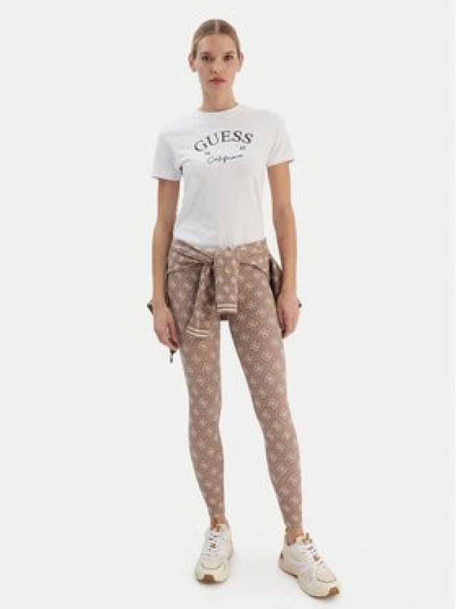 Guess T-Shirt V6RI02 J1314 Biały Regular Fit