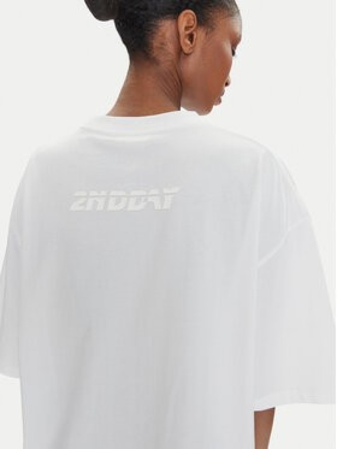 2NDDAY T-Shirt Arale 2252245310 Biały Loose Fit