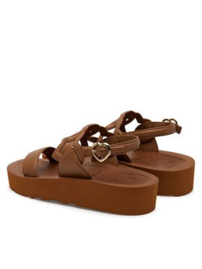 LOVE MOSCHINO Sandały JA16054I1MIA0201 Brązowy