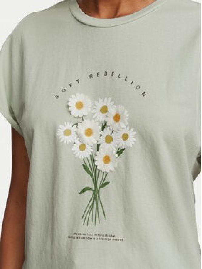 ONLY T-Shirt Jany 15372108 Zielony jasny Regular Fit