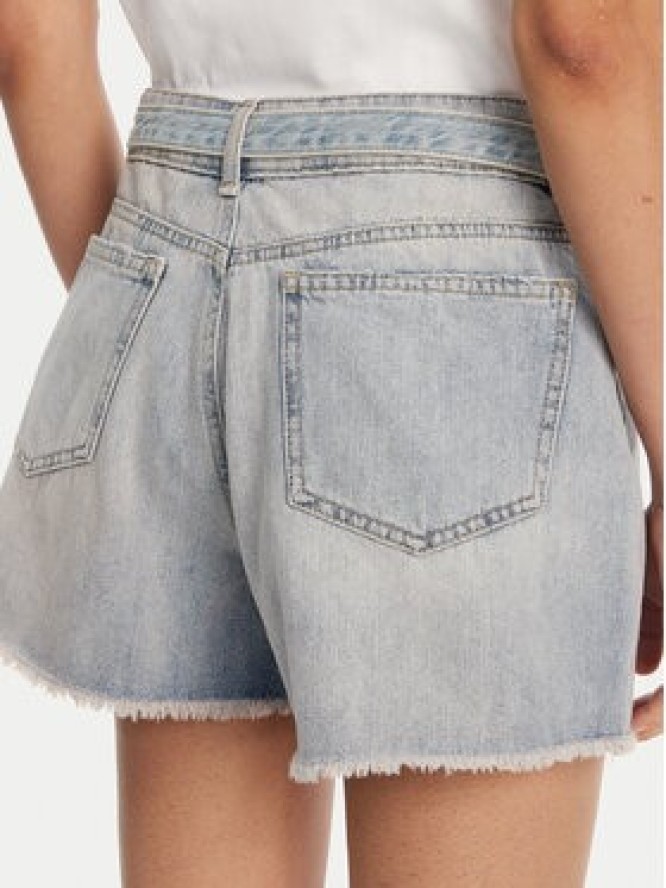 TWINSET Szorty jeansowe 251TT2262 Niebieski Slim Fit