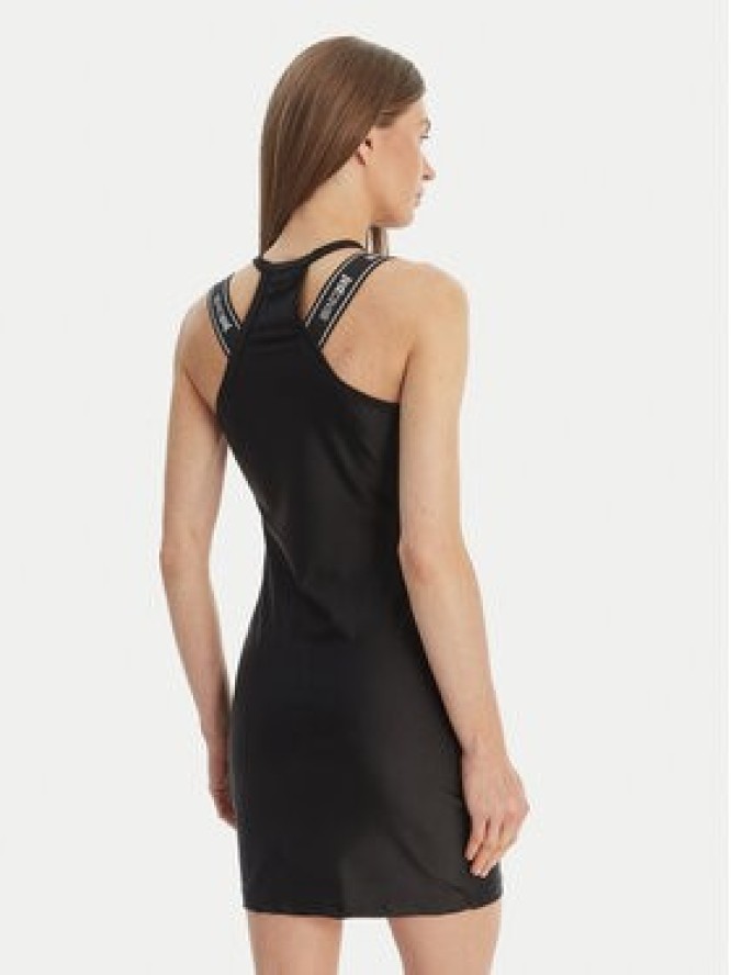 Just Cavalli Sukienka codzienna 80PAO936 J0108 Czarny Slim Fit