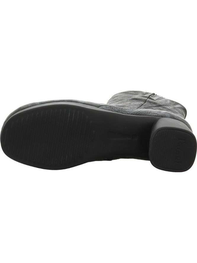 Think! Skórzane botki w kolorze czarnym rozmiar: 39,5