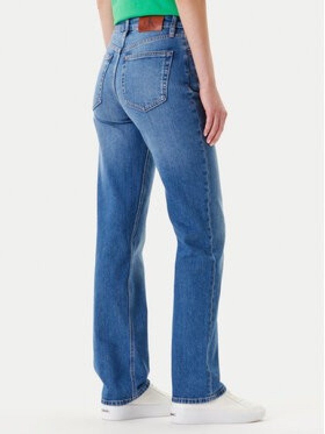 Calvin Klein Jeans Jeansy LV047B913G Niebieski Straight Fit