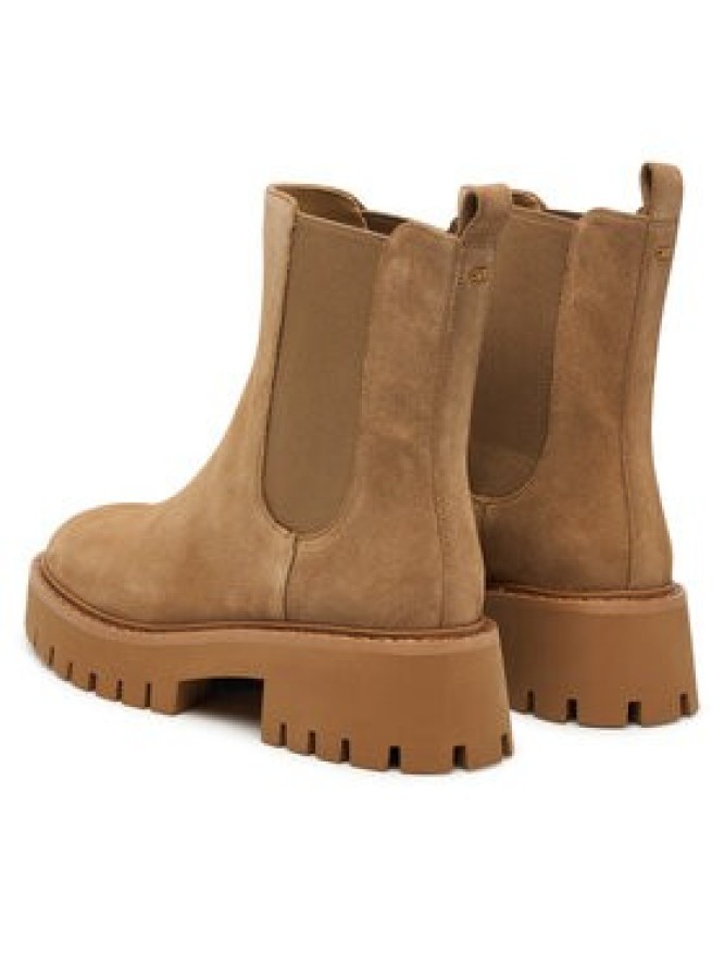 MICHAEL Michael Kors Sztyblety Asher Flat Bootie 40F5ASFE5S Beżowy