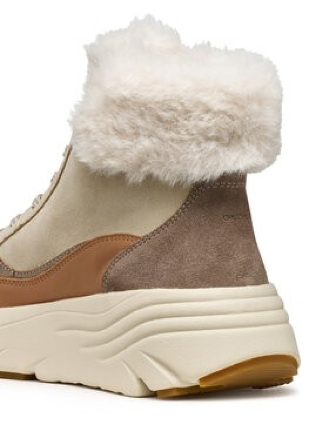 Geox Sneakersy D Diamanta D56UFB 02285 CH65A Beżowy